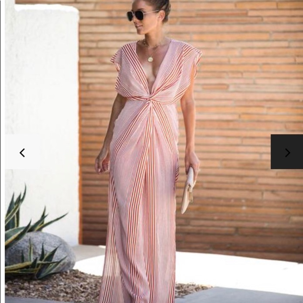 NEW VICI Under my Umbrella twist front dress